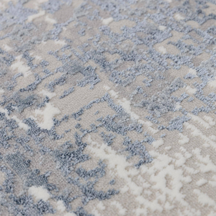 Rug Stellar abstract blue grey beige 80x150 cm