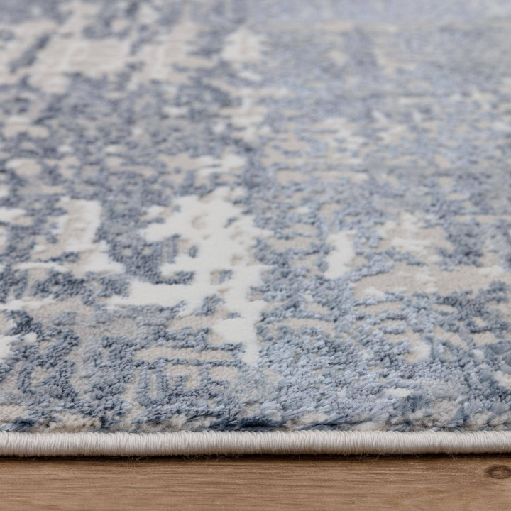 Rug Stellar abstract blue grey beige 80x150 cm