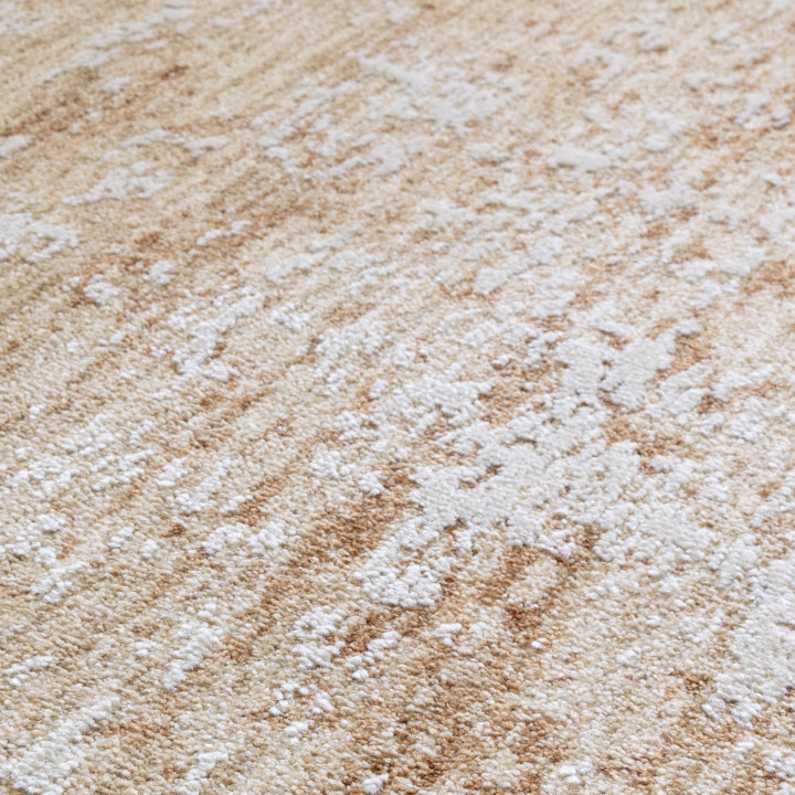 Tappeto Anders astratto beige e marrone chiaro 2