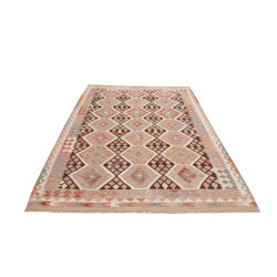 Hand Made Rug Kilim Afghanistan 174x248 Rose Be