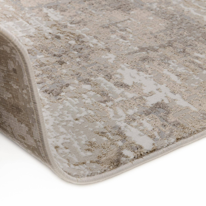 Rug Stellar abstract beige taupe grey ivory 200x