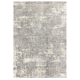 Rug Stellar abstract grey silver white 80x150 cm