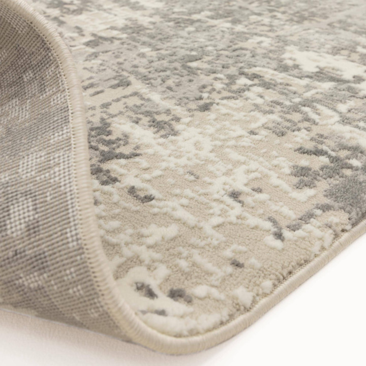 Rug Stellar abstract grey silver white 120x170 c