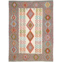 Hand Made Rug Kilim Afghanistan 178x240 Cream M