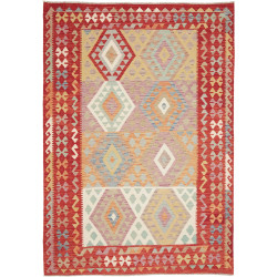Hand Made Rug Kilim Afghanistan 171x246 Red Mul