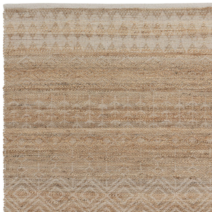 Rug Asher geometric beige rope light brown 200x2