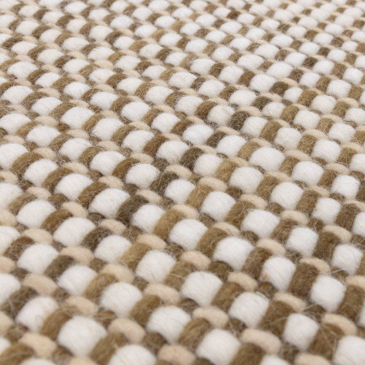 Rug Avalon geometric olive green beige 160x230 c