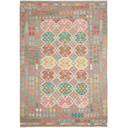 Tappeto Originale Kilim Afghanistan 173x252 Gri