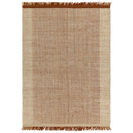 Tappeto Avalon geometrico rame e arancione chiar