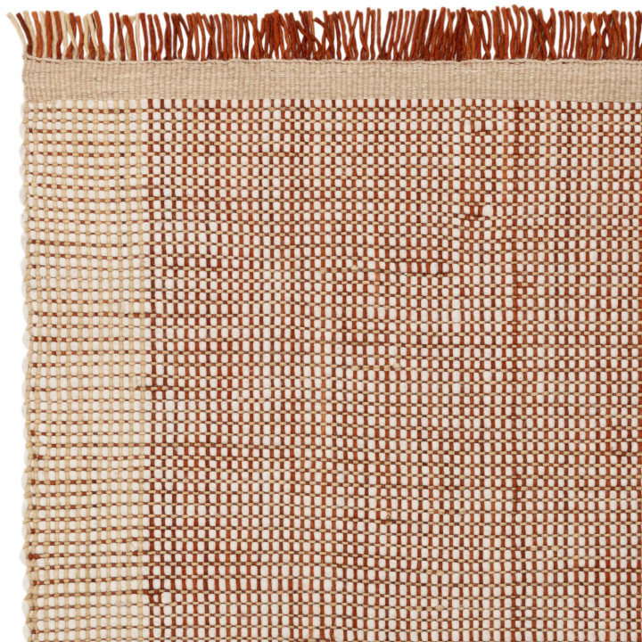 Rug Avalon geometric copper light orange 120x170