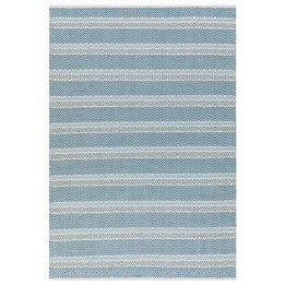 Tappeto Boardwalk geometrico blu e azzurro 120x1