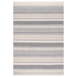 Rug Boardwalk geometric light grey dark grey bei