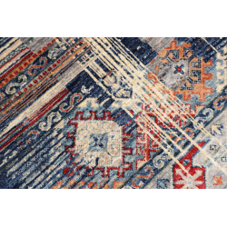 Hand Made Rug Mosaic Pakistan 101x156 Blue Oran