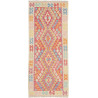 Tappeto Kilim Afghanistan 78x191 Crema Rosa Ros