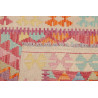 Tappeto Kilim Afghanistan 78x191 Crema Rosa Ros