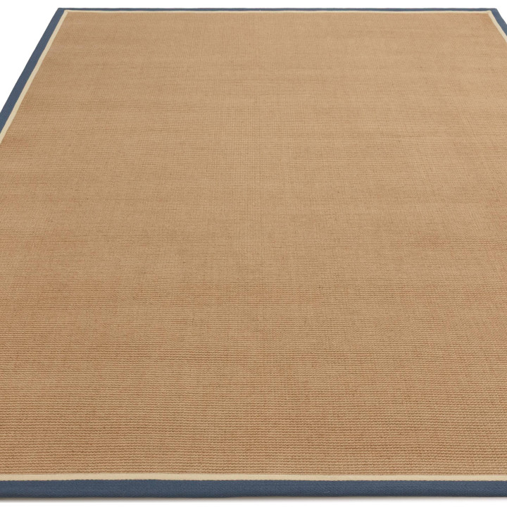 Rug Bordo plain beige blue white 160x230 cm
