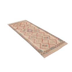 Tappeto Kilim Afghanistan 80x197 Crema Terracot