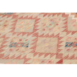 Tappeto Kilim Afghanistan 80x197 Crema Terracot