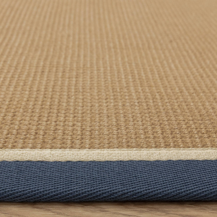 Rug Bordo plain beige blue white 160x230 cm