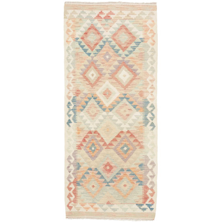 Tappeto Kilim Afghanistan 82x193 Crema Terracot