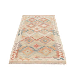 Tappeto Kilim Afghanistan 82x193 Crema Terracot