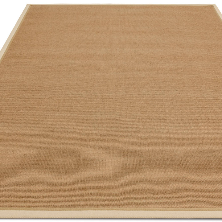 Rug Bordo plain beige light brown runner 40x120