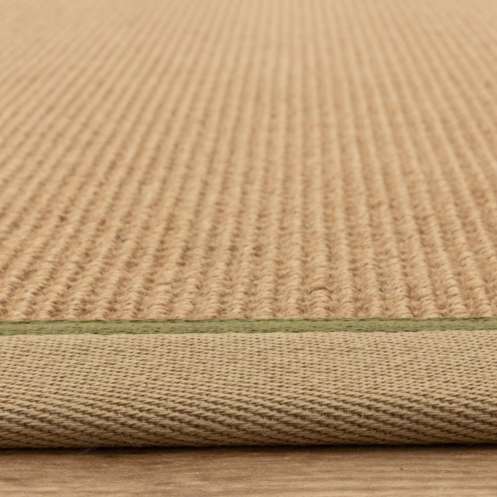 Rug Bordo geometric beige olive green runner 40x