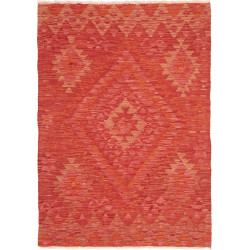 Hand Made Rug Kilim Afghanistan 104x150 Red Ora