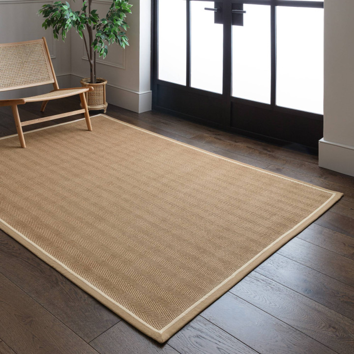 Rug Bordo geometric beige ivory 200x290 cm