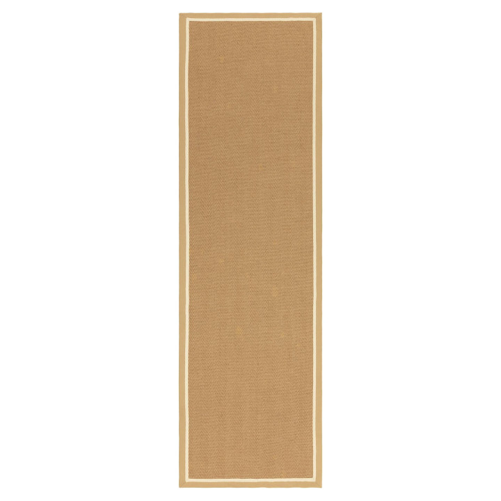 Tappeto Bordo geometrico beige e avorio 240x340