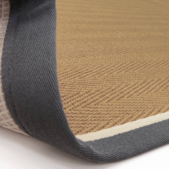 Rug Bordo geometric beige dark grey 120x170 cm