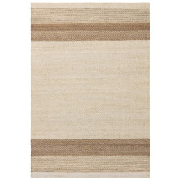 Tappeto Cedar geometrico beige e marrone chiaro