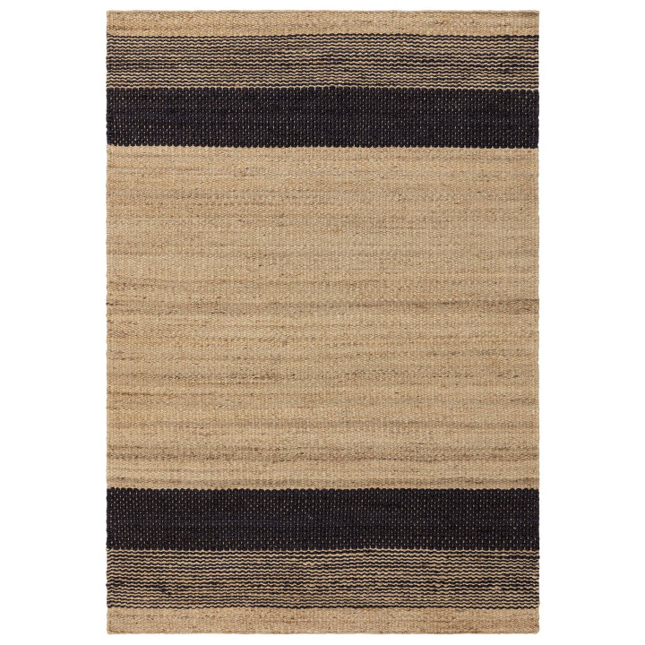 Tappeto Cedar geometrico beige e antracite 160x2