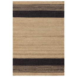 Tappeto Cedar geometrico beige e antracite 200x3