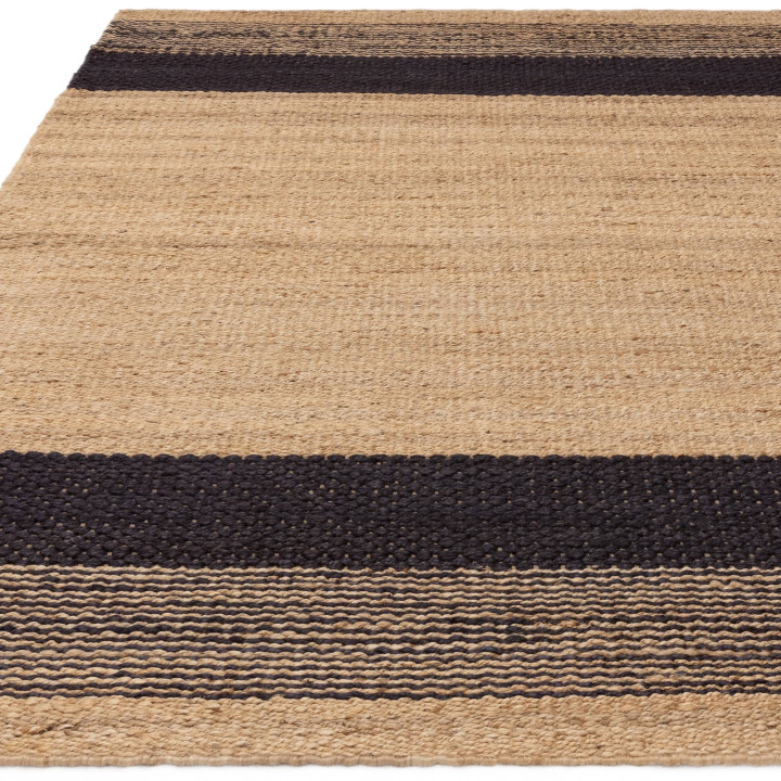 Rug Cedar geometric beige charcoal 200x300 cm