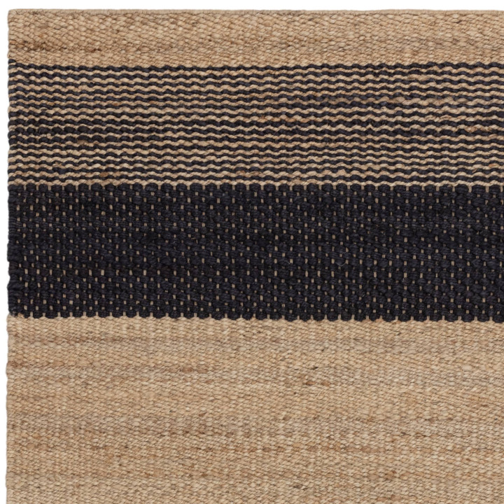 Rug Cedar geometric beige charcoal 200x300 cm