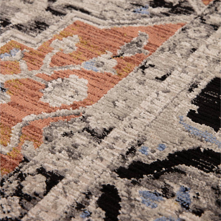Rug Sovereign floral with medallion copper beige