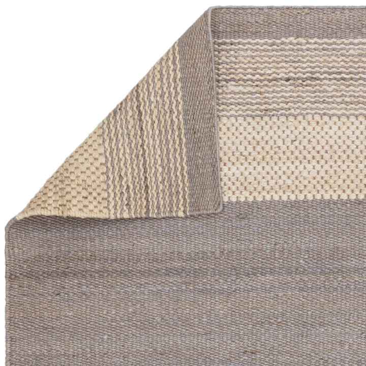 Tappeto Cedar geometrico grigio e beige 200x300