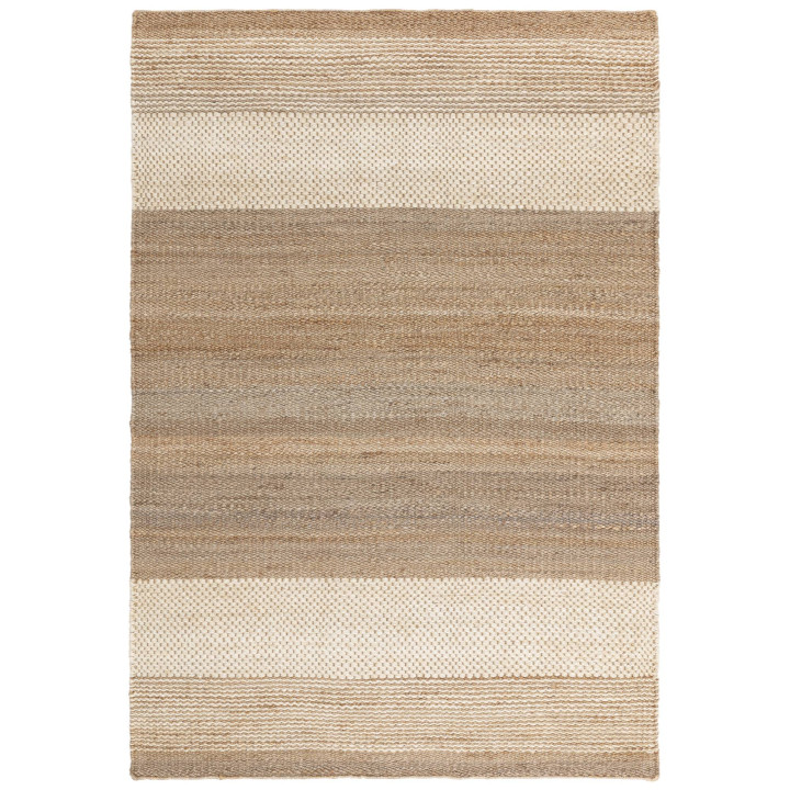 Tappeto Cedar geometrico beige e marrone chiaro