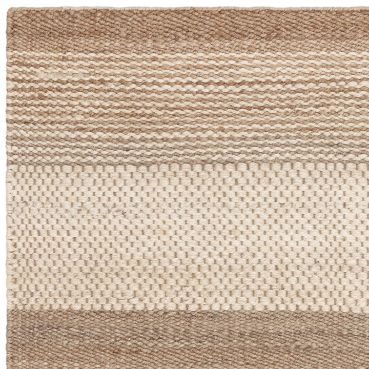 Tappeto Cedar geometrico beige e marrone chiaro