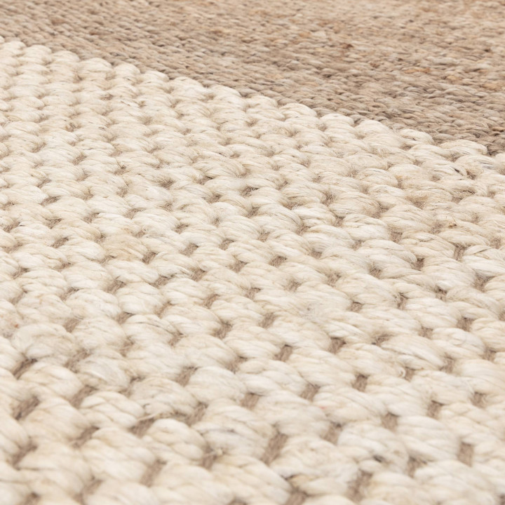 Rug Cedar geometric beige light brown 120x170 cm