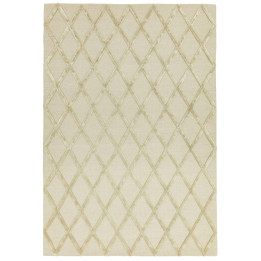 Tappeto Dixon geometrico giallo e beige 120x170