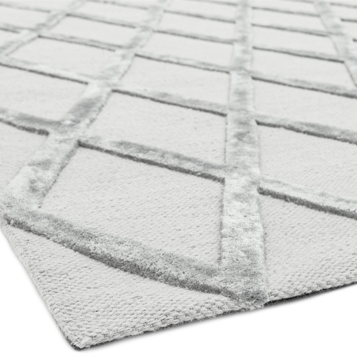 Tappeto Dixon geometrico bianco e crema 200x290