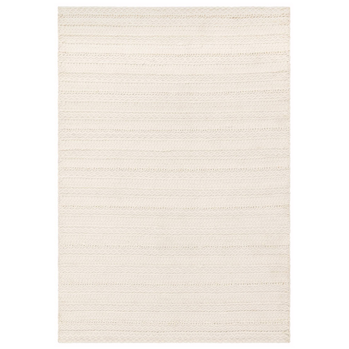 Rug Grayson plain cream white 120x170 cm