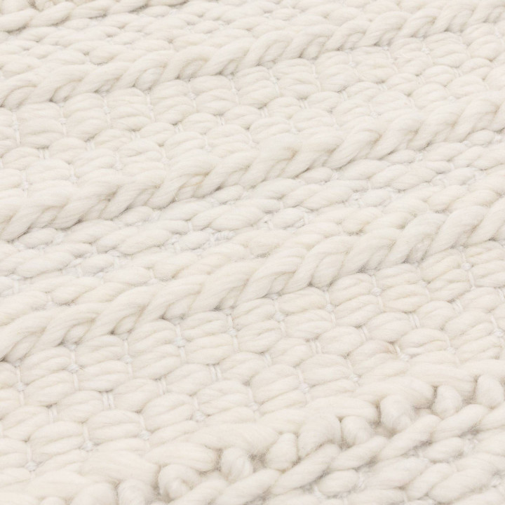 Rug Grayson plain cream white 120x170 cm