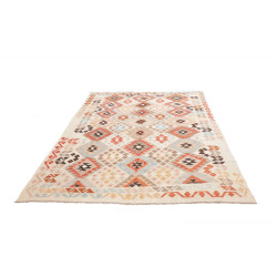 Kilim 185x252 Cm Kilim, Afghanistan, Hand-carded Wool warp: