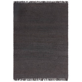 Rug Grove plain dark grey anthracite 120x170 cm