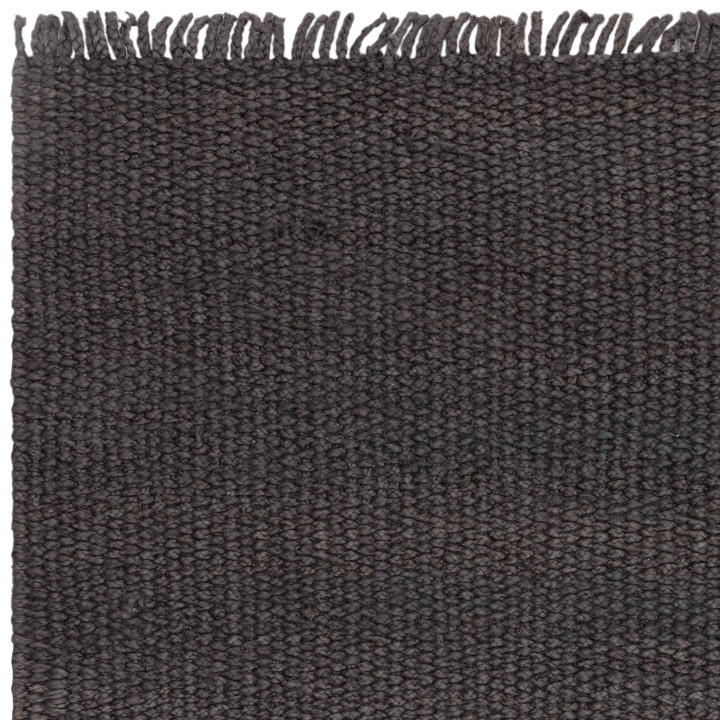 Rug Grove plain dark grey anthracite 160x230 cm