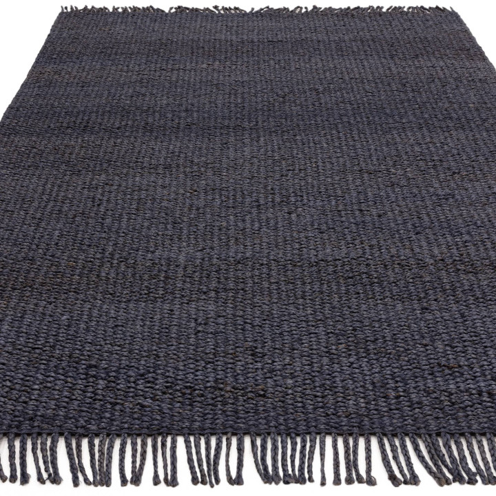 Rug Grove plain dark grey 200x290 cm