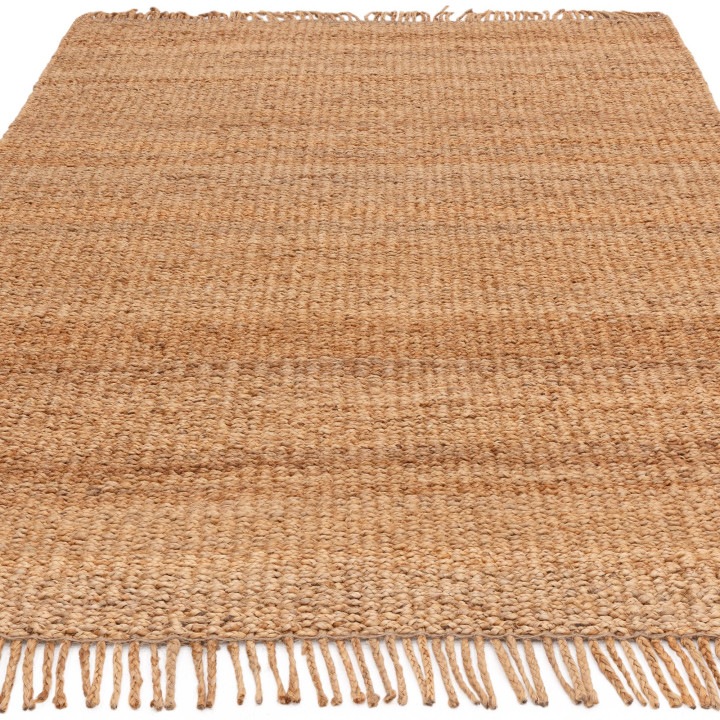 Rug Grove plain beige taupe 200x290 cm